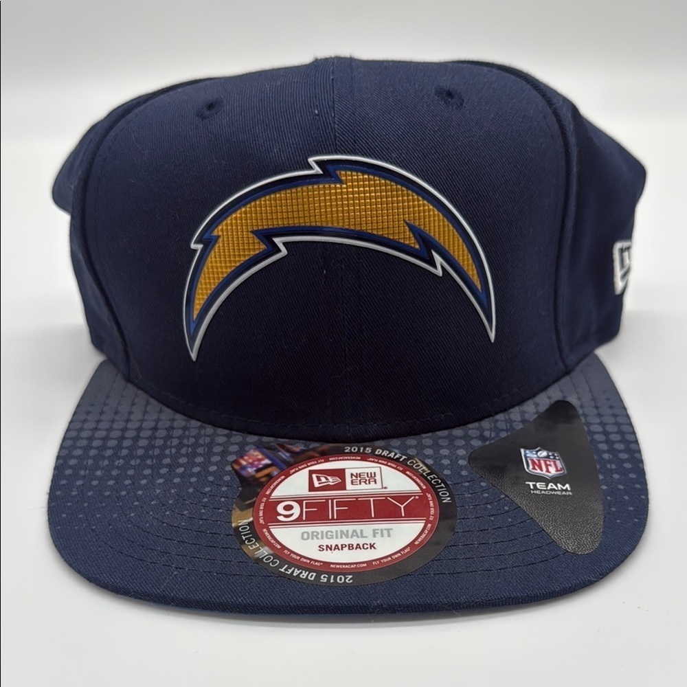 San Diego Chargers Bolt New Era 9FIFTY NFL 2015 Draft Collection Snapback Cap